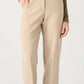 ब्लैक टेप - कफ्ड स्ट्रेट लेग पैंट्स