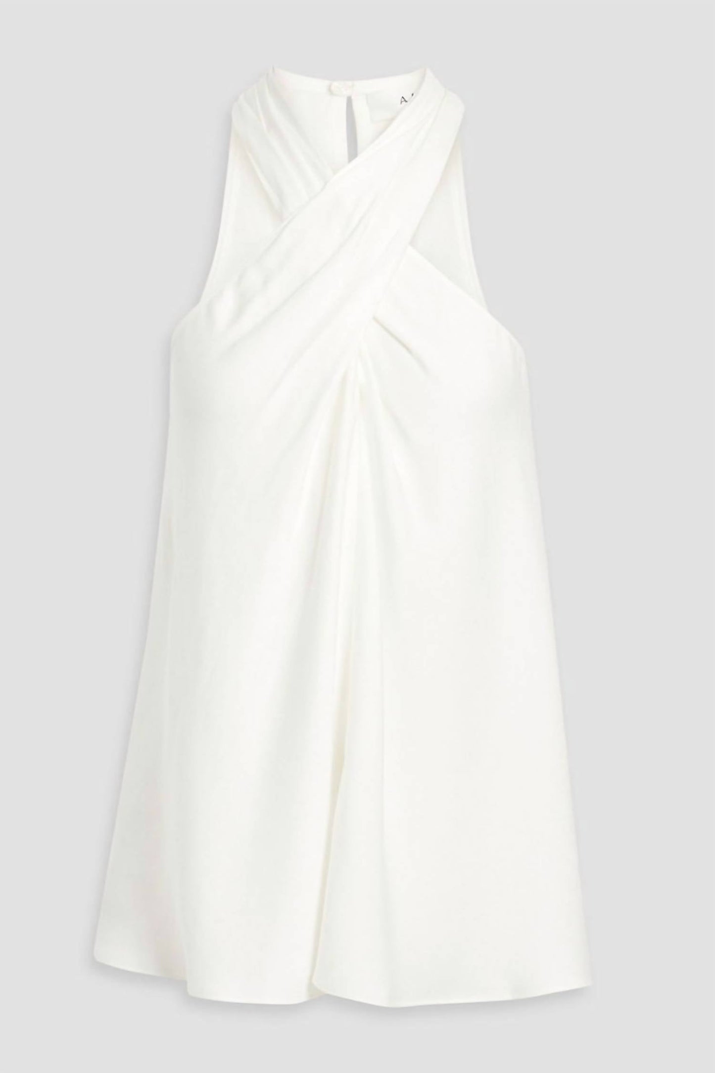 A.L.C. - Arvid Twist-front Crepe Top
