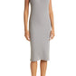 ATM Anthony Thomas Melillo Stretch Modal Ribbed Midi Dress in Snake  Size Large