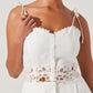 Astr - Kiya Linen Embroidered Top