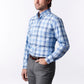 Ledbury The Guyton Plaid Casual Shirt Classic Blue