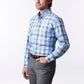 Ledbury The Guyton Plaid Casual Shirt Tailored Blue