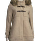 Coffeeshop - Women's Single Breasted Hooded Toggle Coat