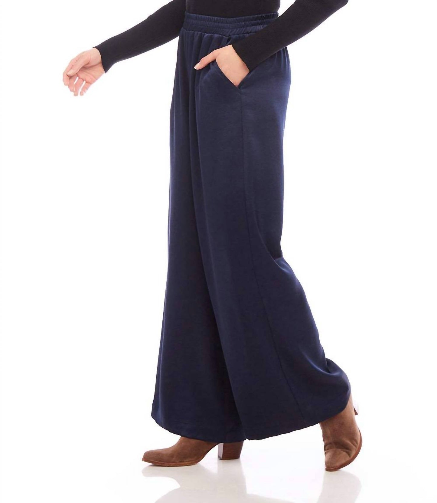 Karen Kane - Satin Wide Leg Pants