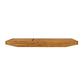 Acacia Wood Chaise Lounge with Teak Finish and Water-Repellent Cushion