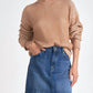 Elan - Kendra Ribbed Crewneck Sweater