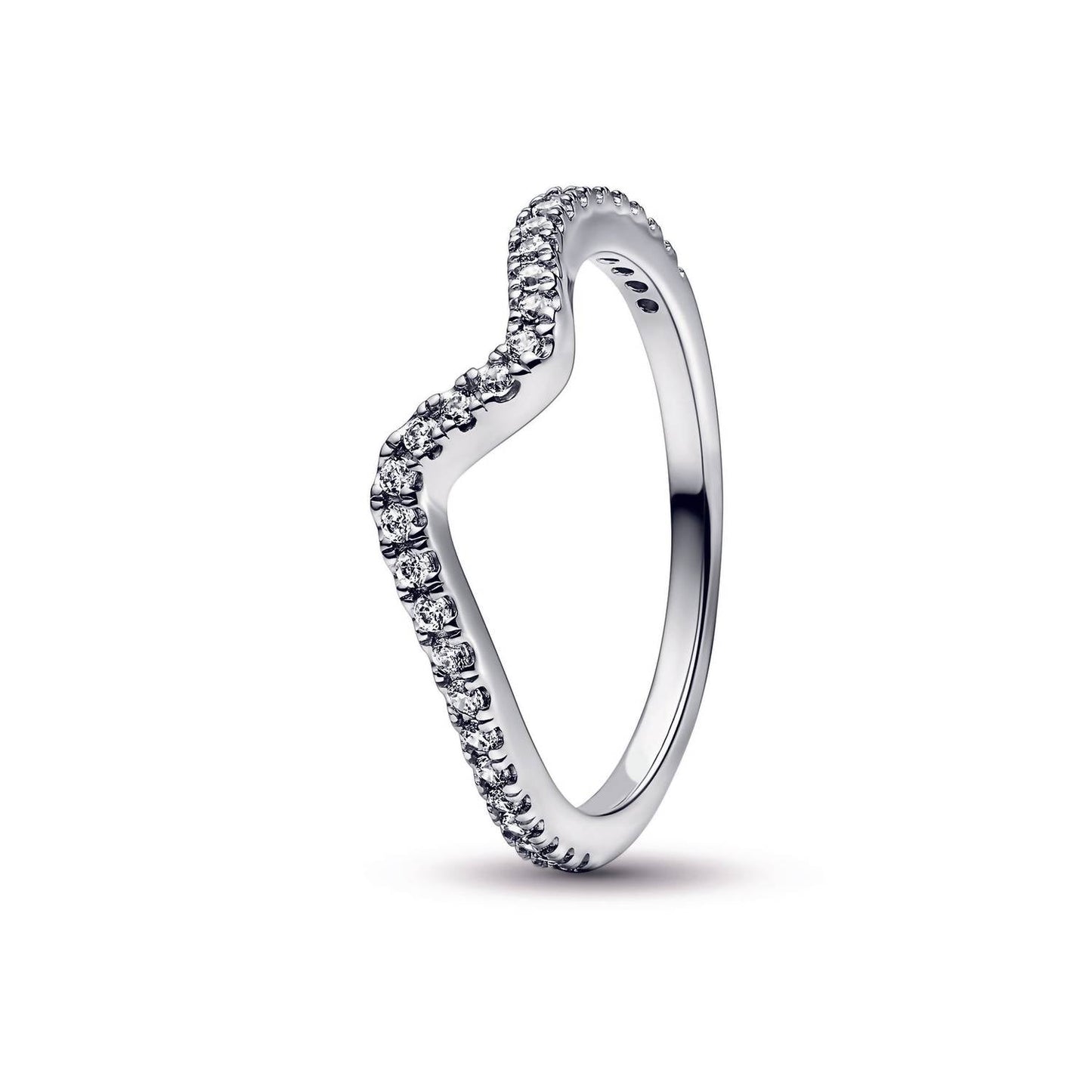 Pandora - Women's Sparkling Wave Ring