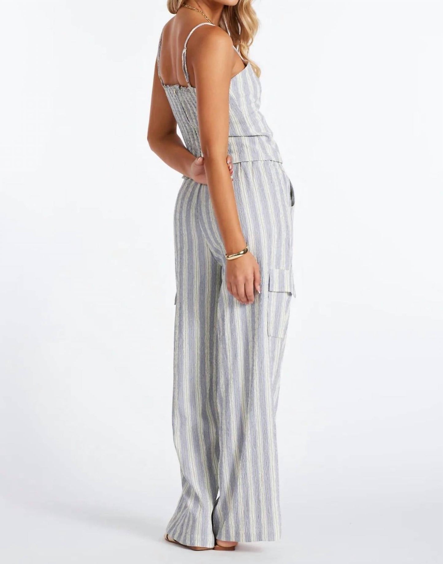 Bishop + Young - Stripe Cargo Pants