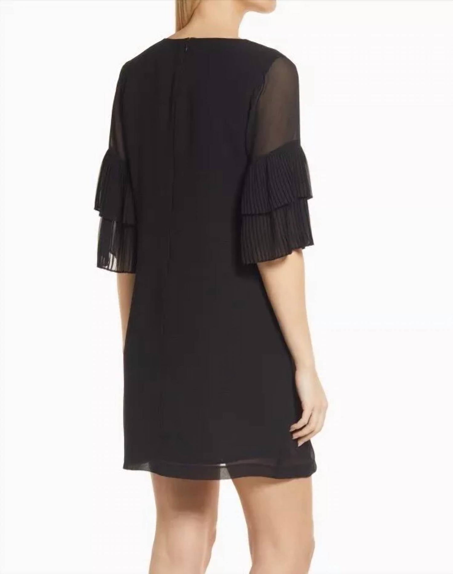 Sam Edelman - Tiered Ruffle Sleeve Shift Dress