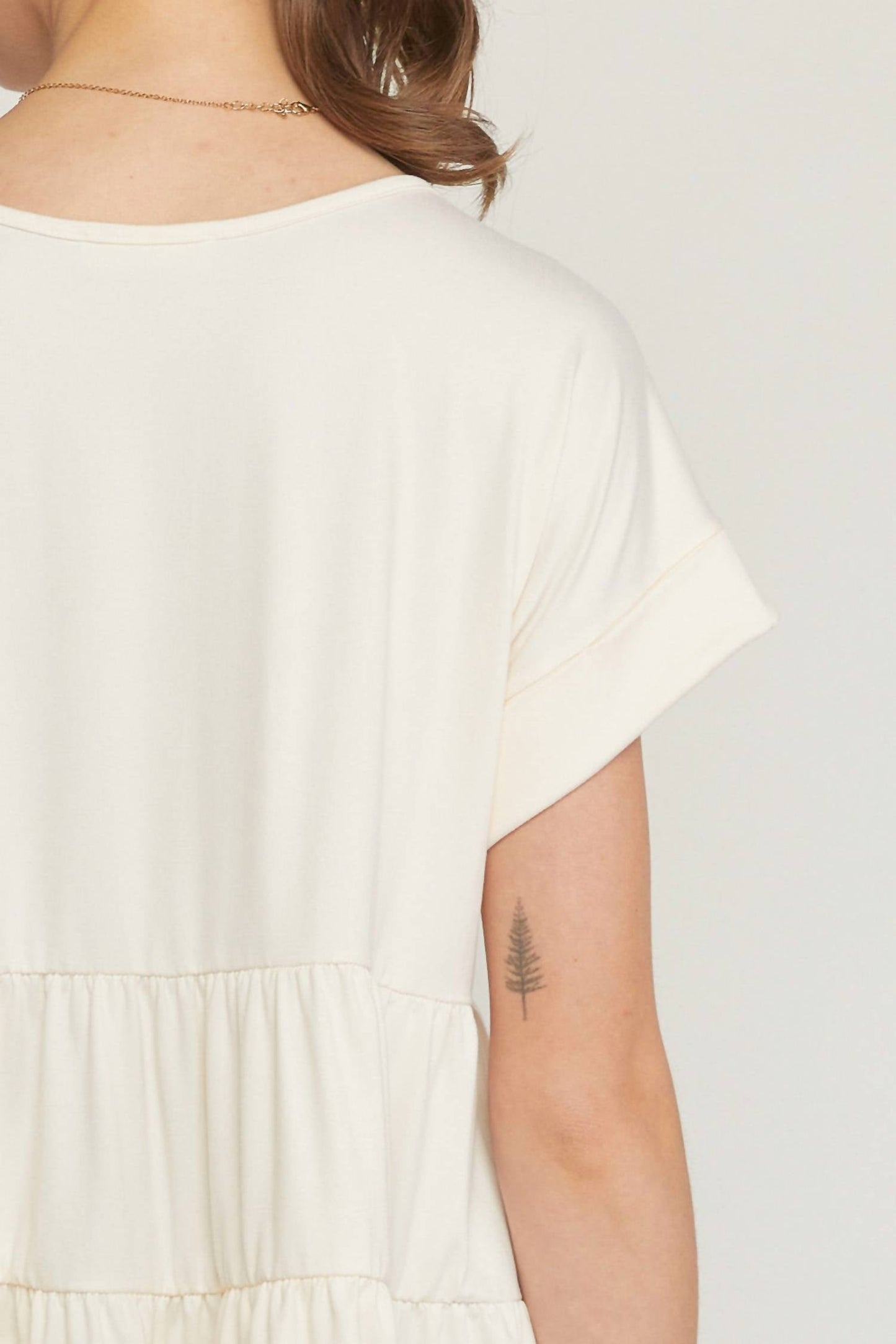 Entro - Short Sleeve Tiered Tunic
