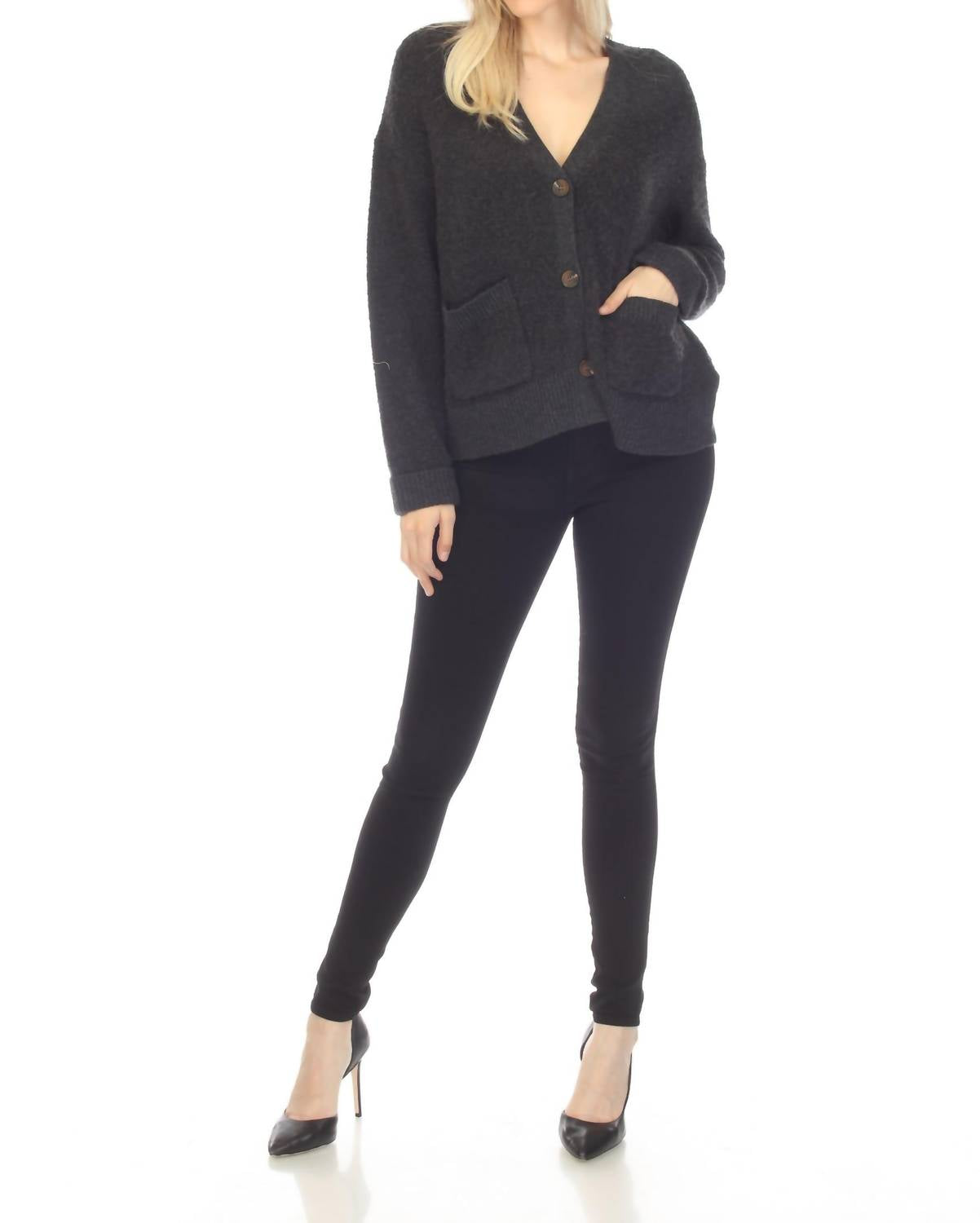 Johnny Was - Calme Teddy Bear Long Sleeve Knit Cardigan