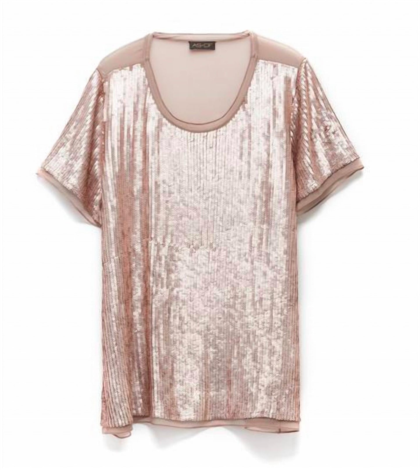 As By Df - GENEVA MATTE SEQUIN TEE