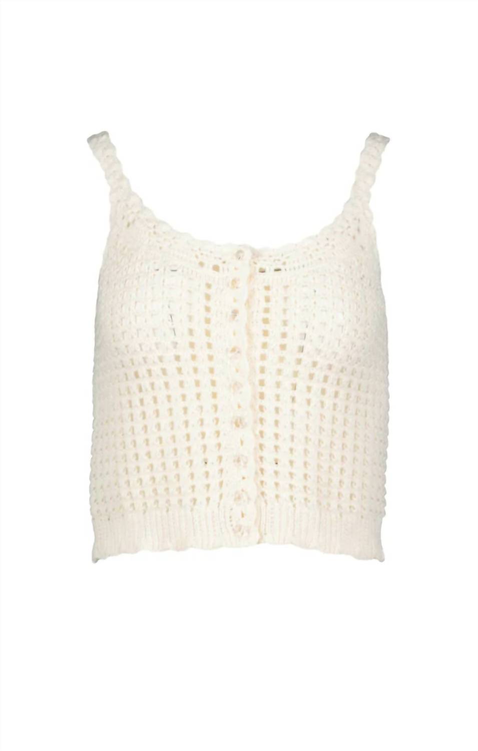 Bishop + Young - Keena Crochet Tank Sweater