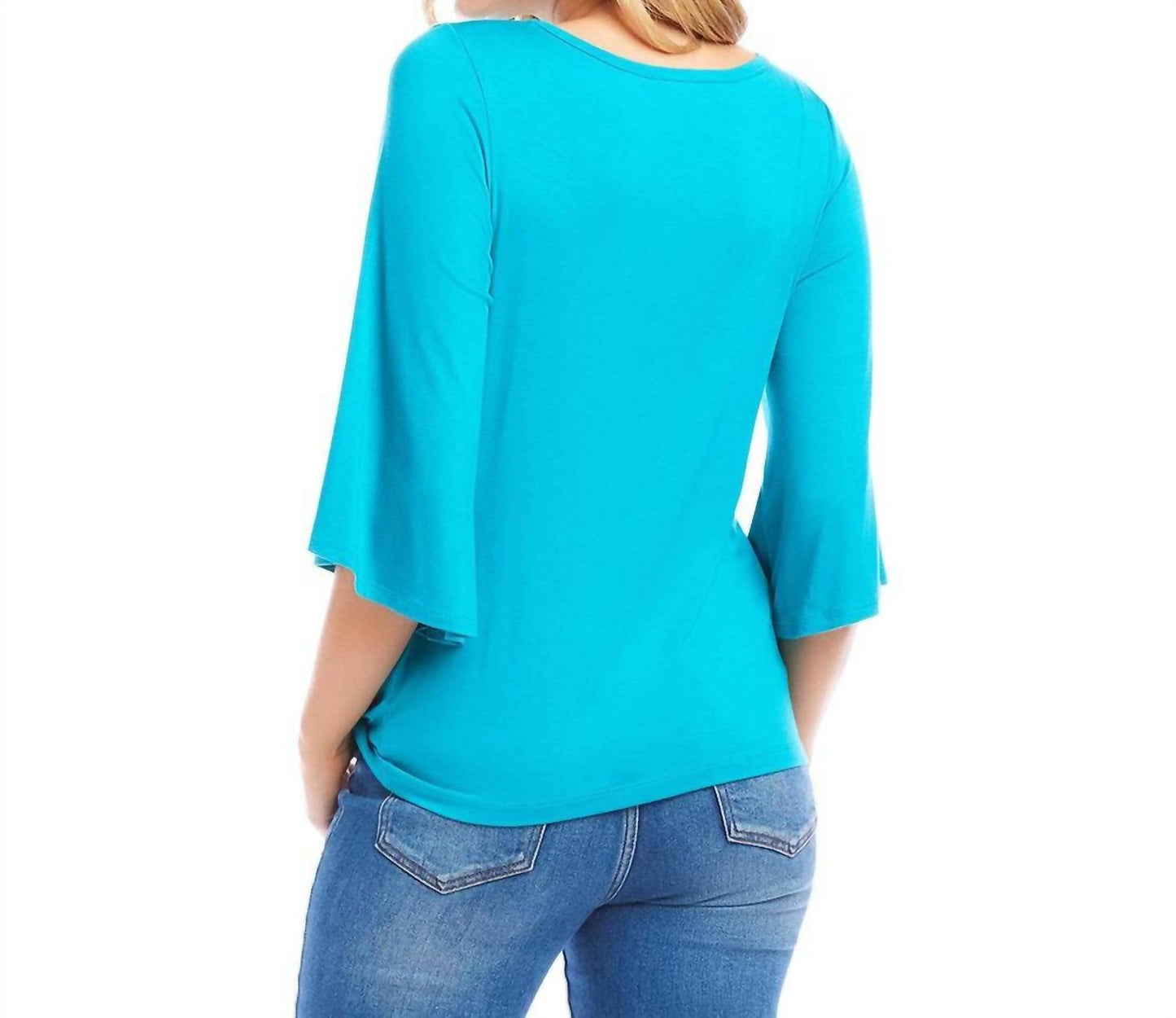 Karen Kane - Flare Sleeve Pick-Up Top