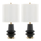 Lloyd 26" Contemporary Polyresin Table Lamp - Set of 2