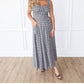 Aureum - Checkmate Corset Maxi Dress