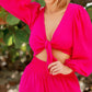 Lia Sahara - Long Sleeve Crop Top