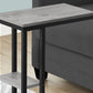 Accent Table, C-Shaped, Marble Look Contemporary & Modern Convenient Design