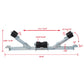 Heavy Duty Boat Trailer Support Bracket with Keel Rollers