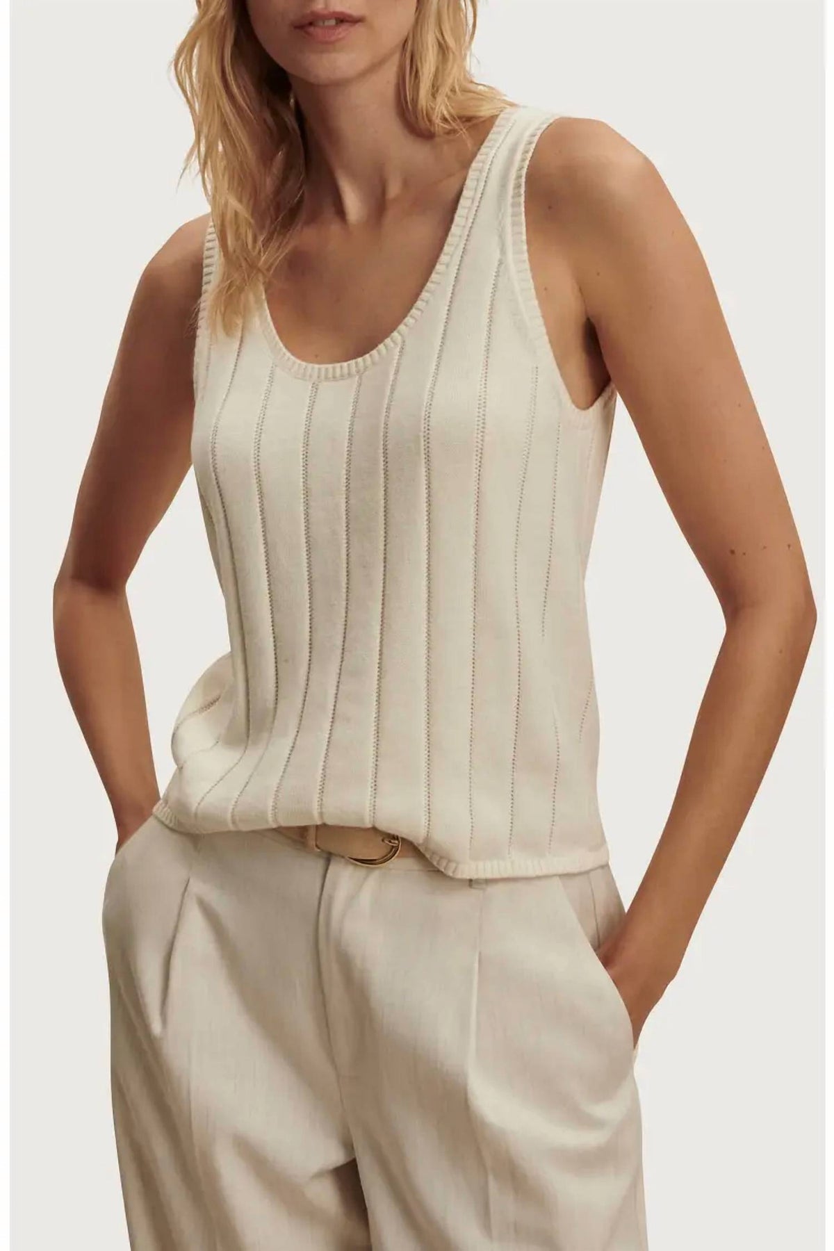 Varley - Ayaka Wide Rib Tank Top