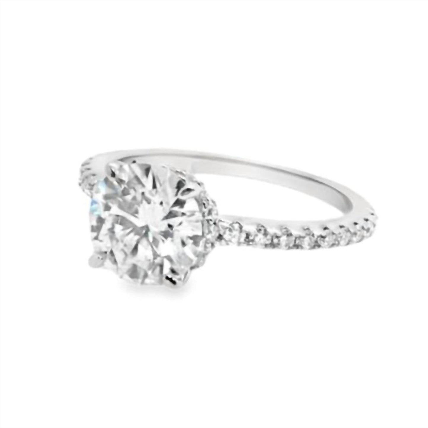 एलियाना उपहार - महिलाओं की 2.0ct 8.0mm मोइसानाइट एंगेजमेंट रिंग