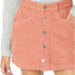 Free People - Ray Cord Miniskirt