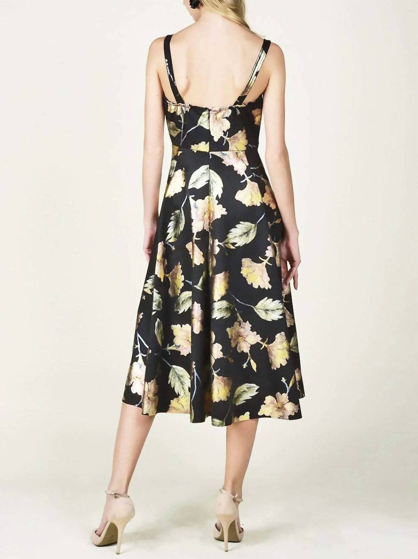 Eva Franco - Nadia Metallic Midi Dress