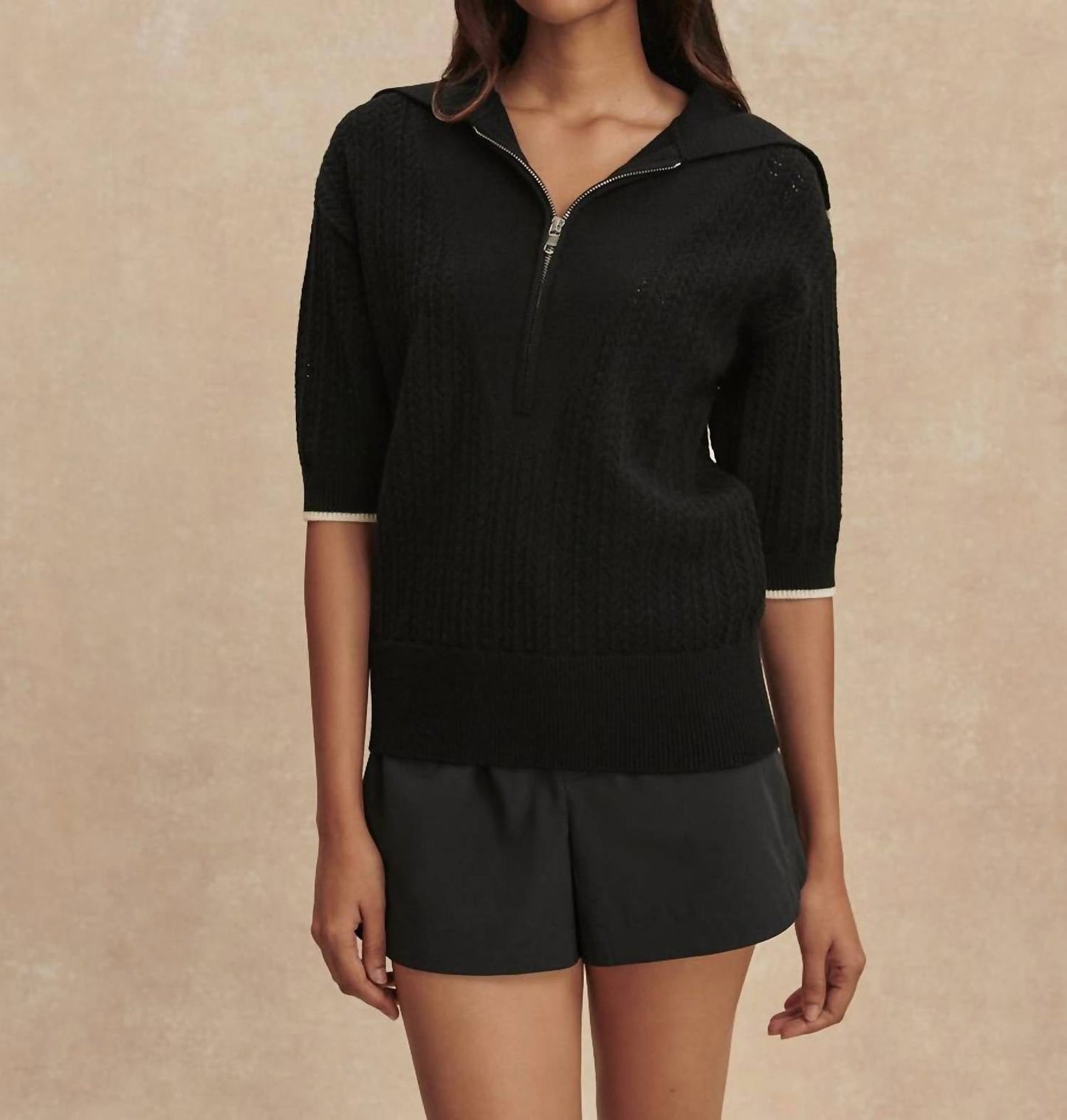 Varley - Arney Half Zip Knit Polo