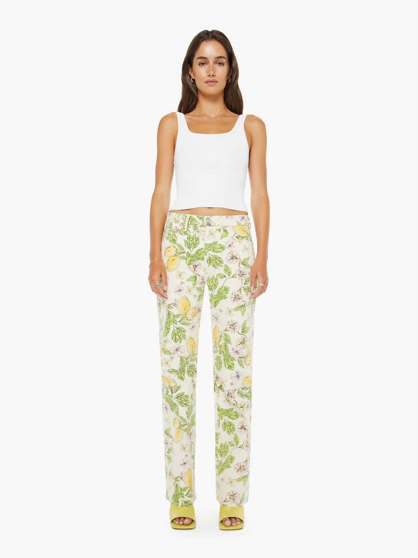 Mother - Kick It High Rise Straight Leg Jean