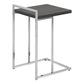 C-Shaped Accent Table, Contemporary & Modern