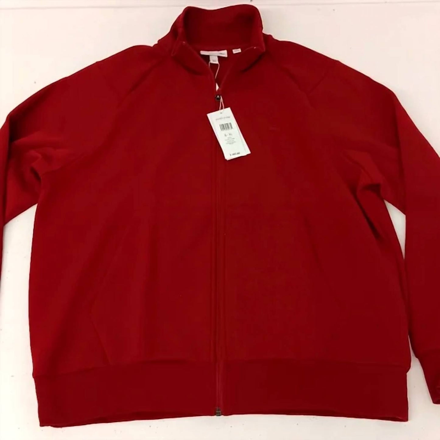 Lacoste - पुरुषों के लिए स्ट्रेच क्लासिक फिट फुल ज़िप स्वेटशर्ट