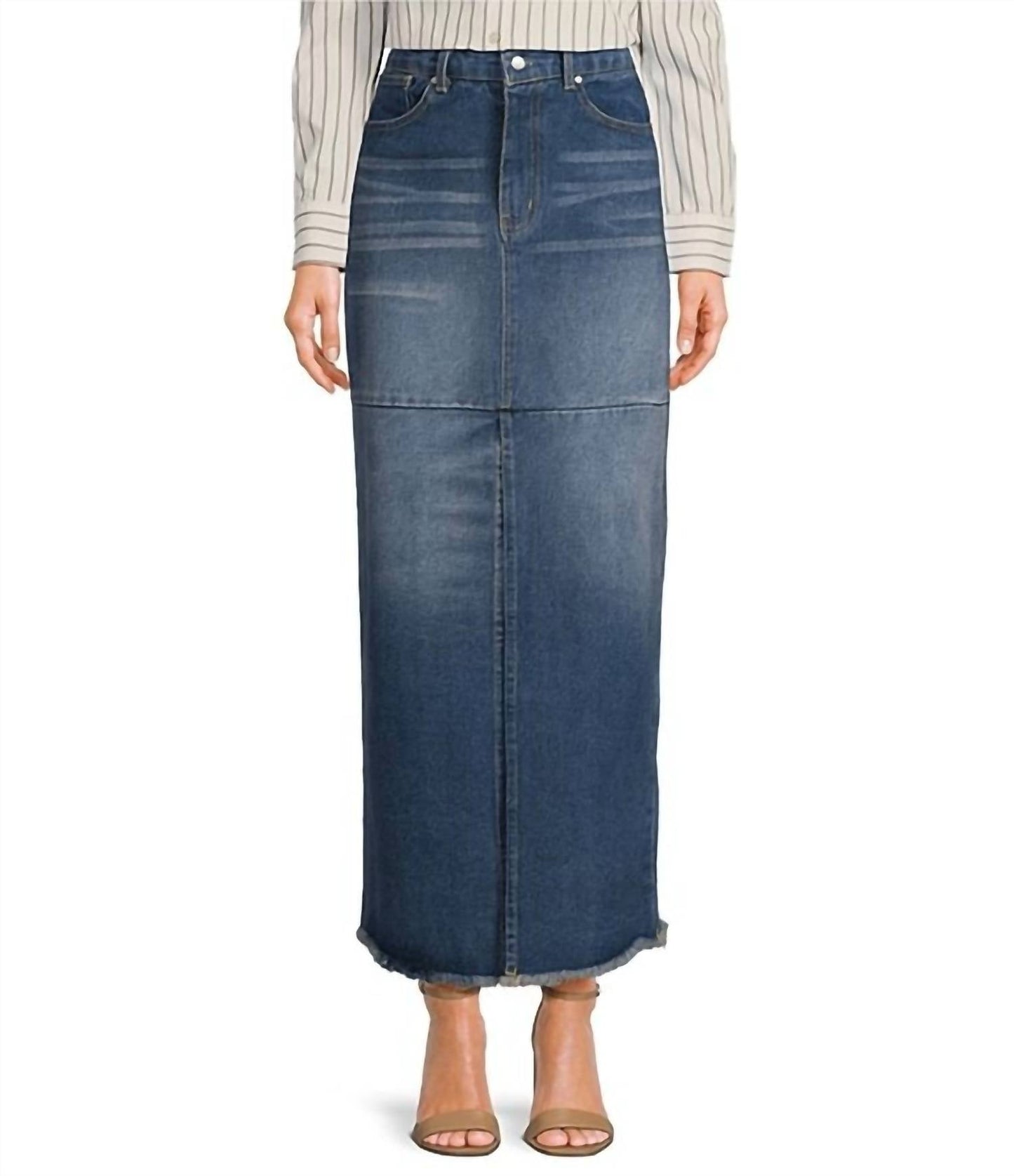 Elan - Front Slit Maxi Skirt