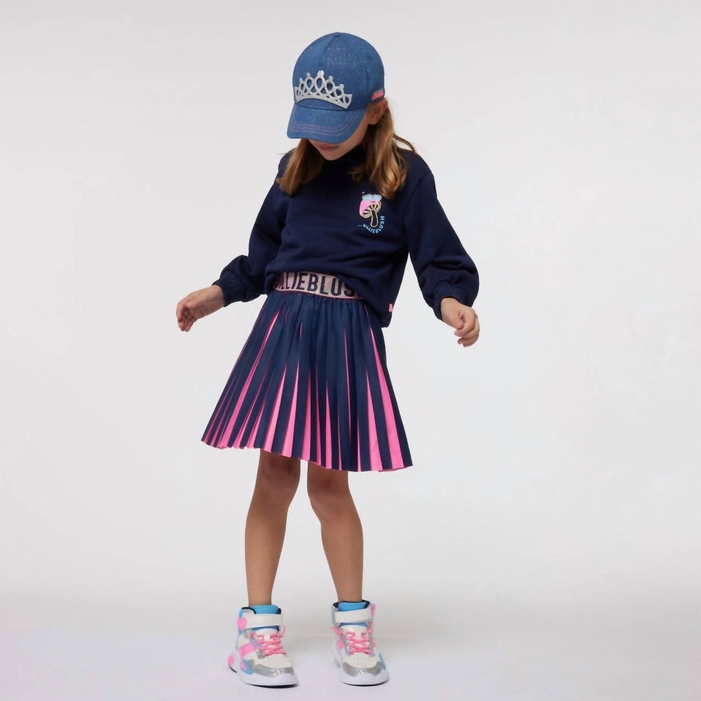 Billieblush - Logo Pleated Skirt