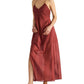 Steve Madden - Brianna Side Slit Sleeveless Cotton Maxi Dress