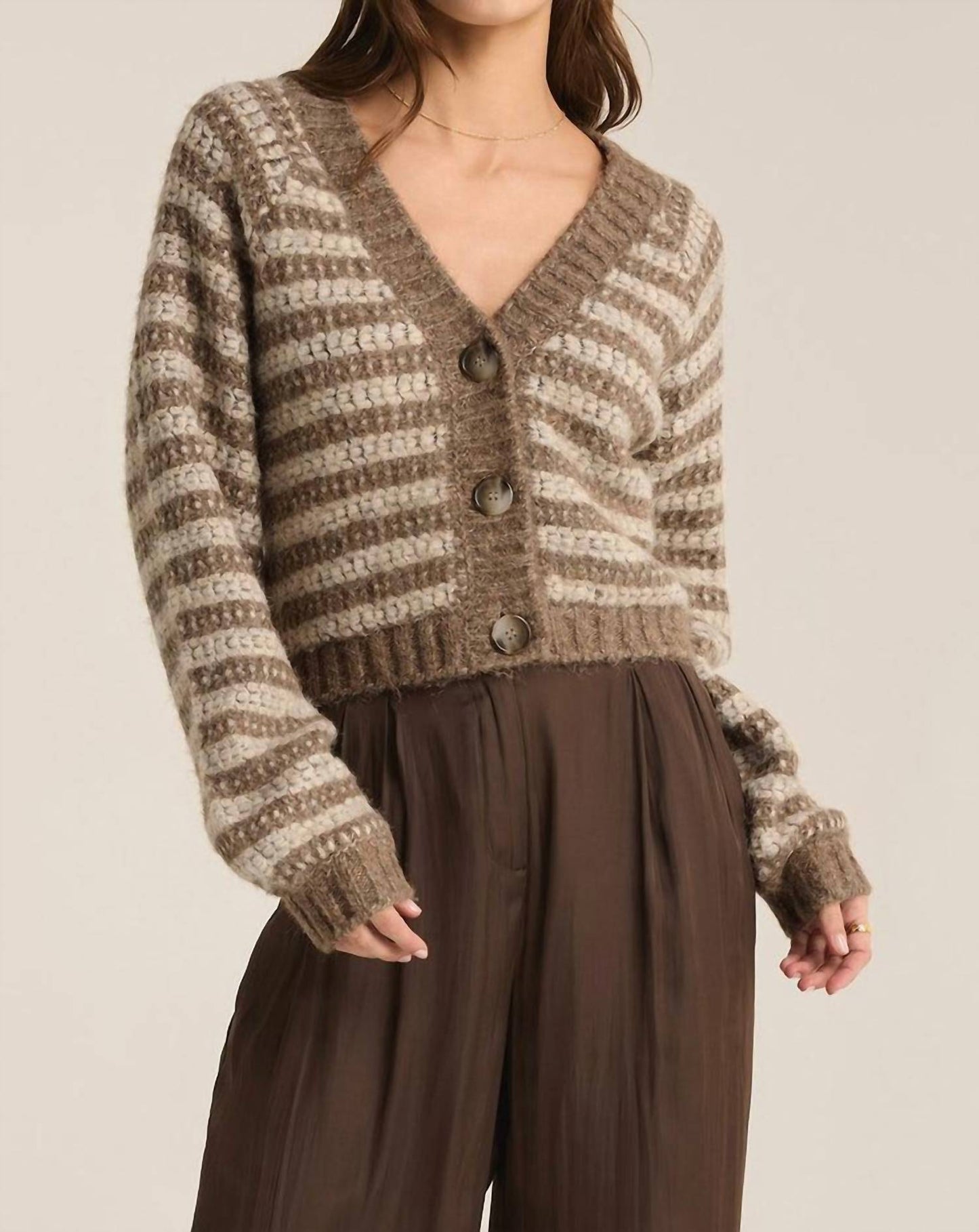 Z Supply - Este Metallic Stripe Cardigan