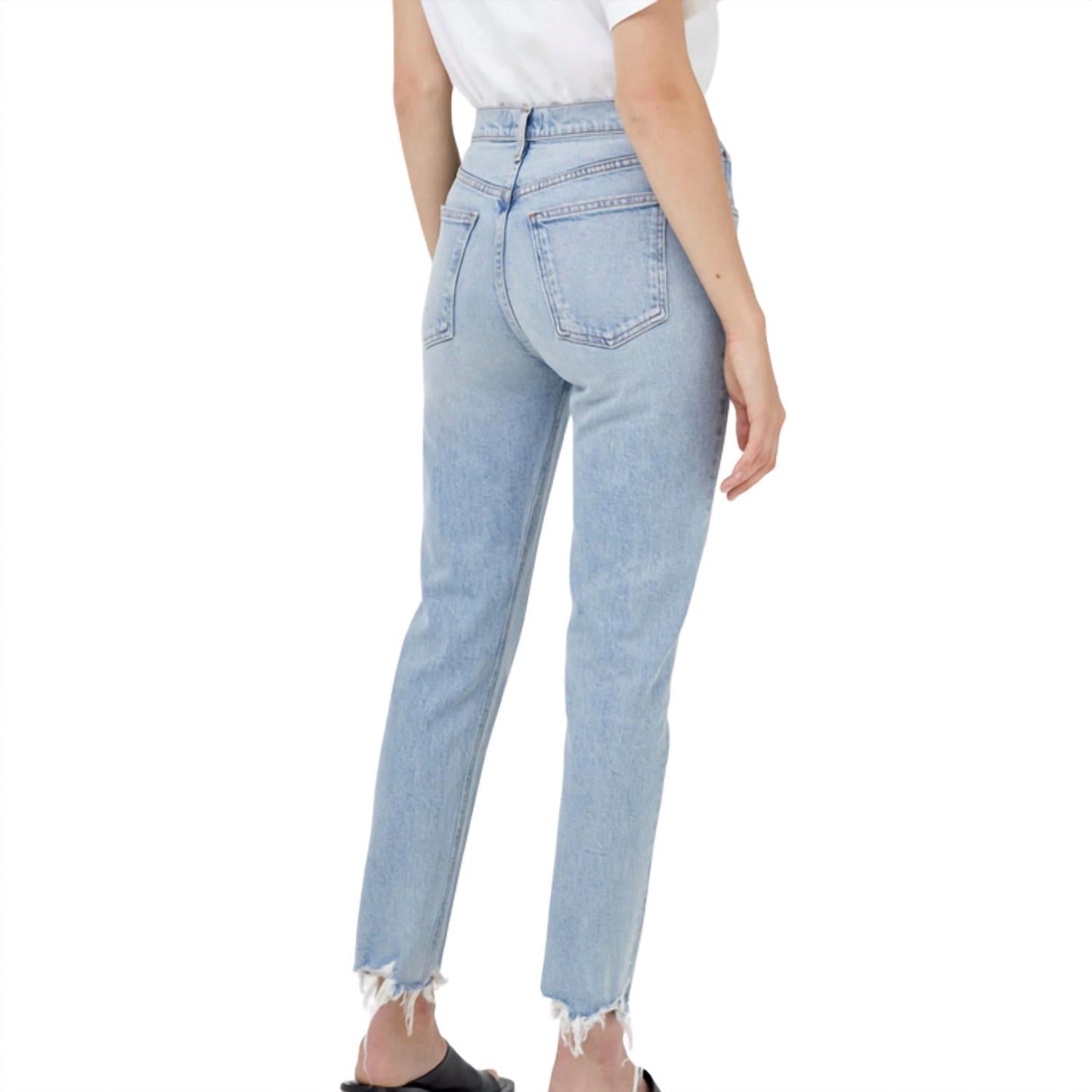Agolde - Women's Merrel Mid Rise Straight Jean
