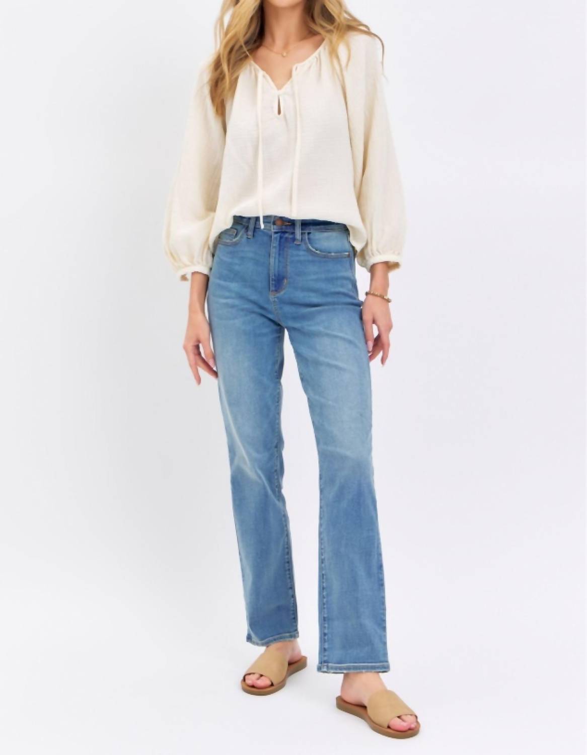 Judy Blue - High Waist Straight Vintage Jeans