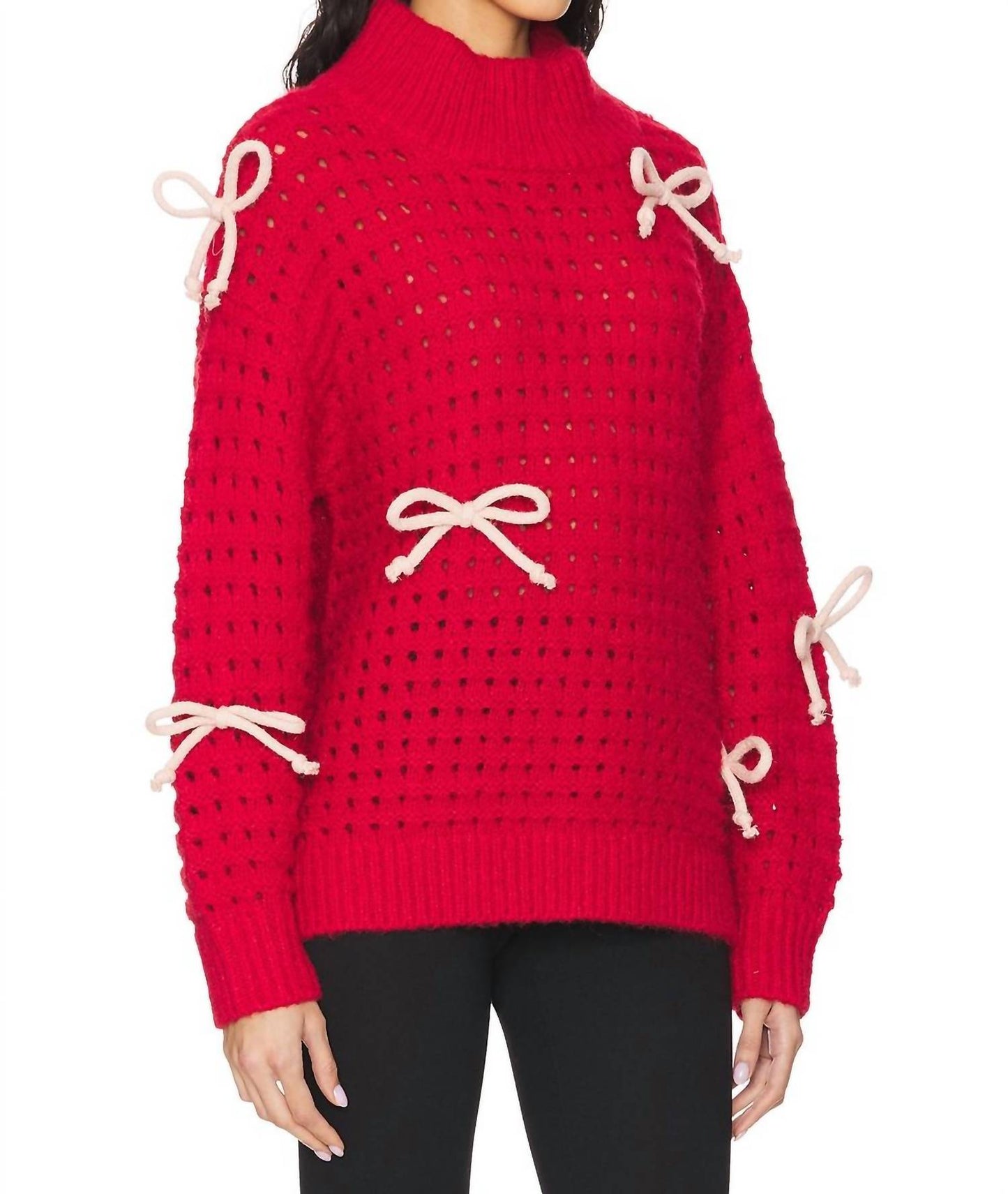 525 America - Naomi Oversized Bow Sweater
