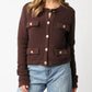Olivaceous - Maggie Button Sweater
