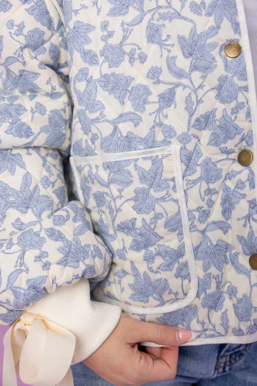 &Merci - Floral Quilted Jacket