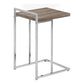 C-Shaped Accent Table, Contemporary & Modern