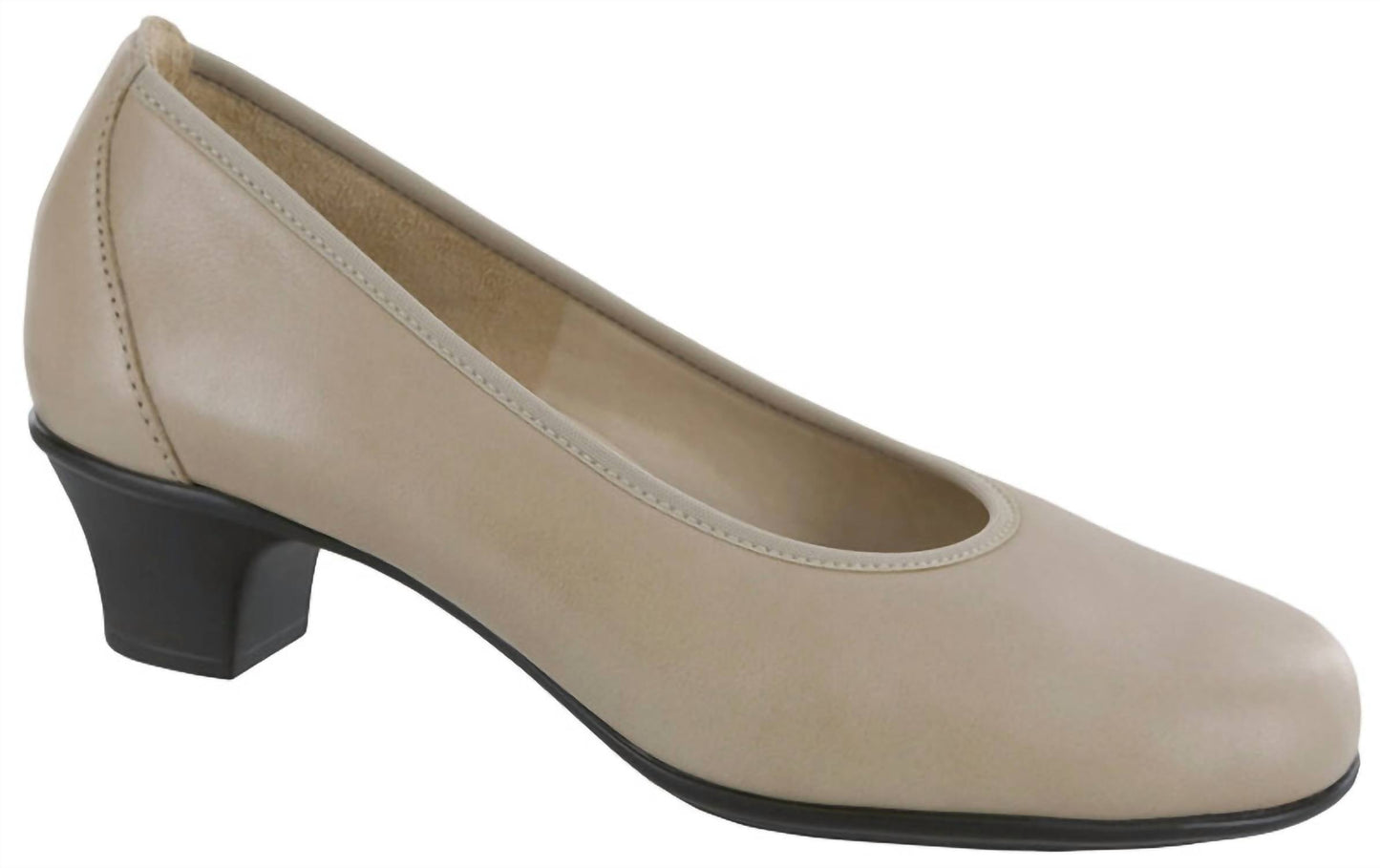 Sas - Women's Milano Crema Leather Pump Heels