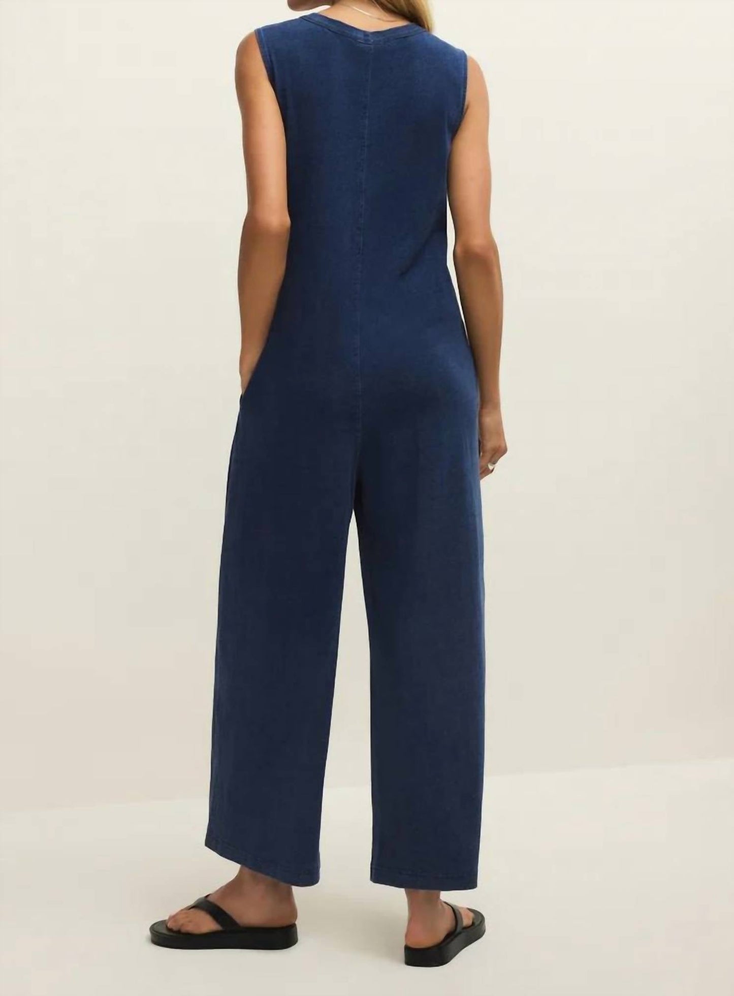 Z Supply - Fiona Jersey Denim Jumpsuit