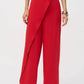 Joseph Ribkoff - Asymmetric Wrap Front Wide Leg Pants