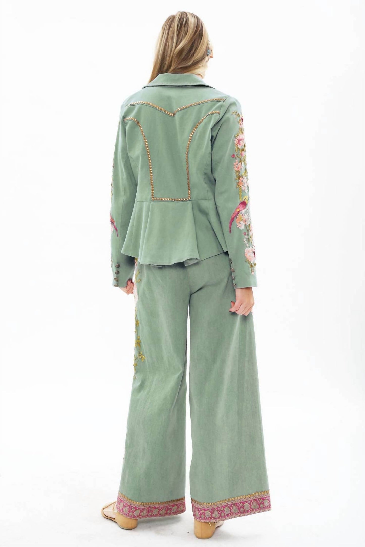 Aratta - Time To Shine Wide Leg Denim Pants