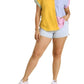 Umgee - Color Block Gauze Top