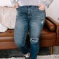 Judy Blue - Patch Things Up Destroyed Knee Boyfriend Jean