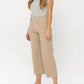 Judy Blue - Garment Dyed Wide Leg Crops