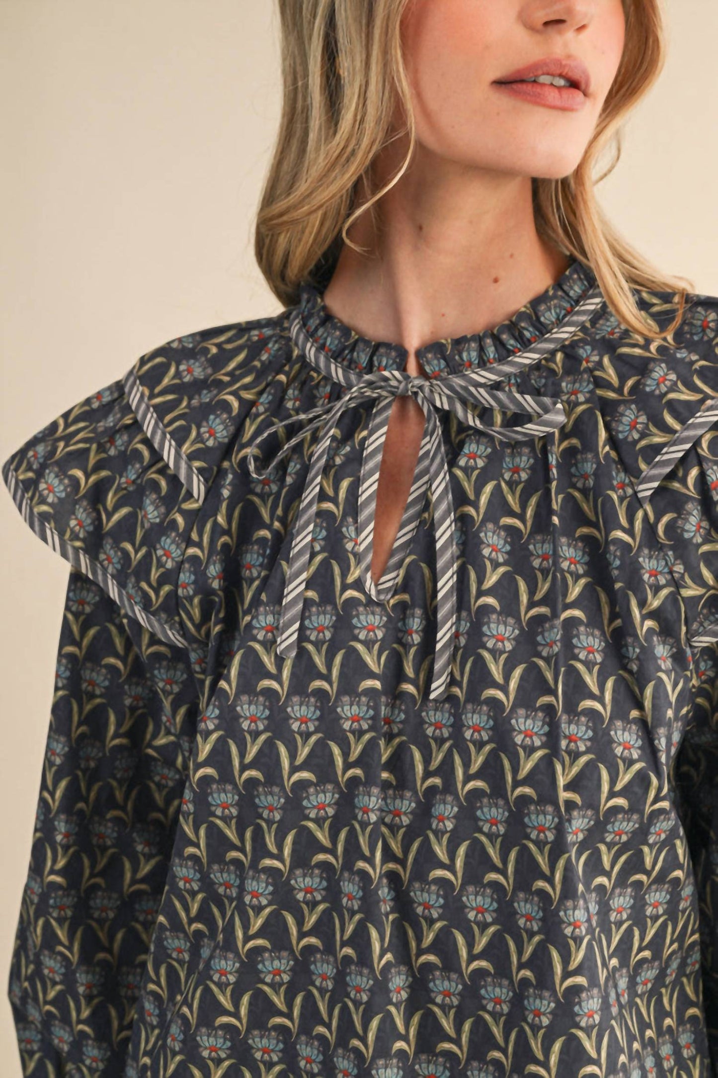 &Merci - Steady My Heart Floral Top