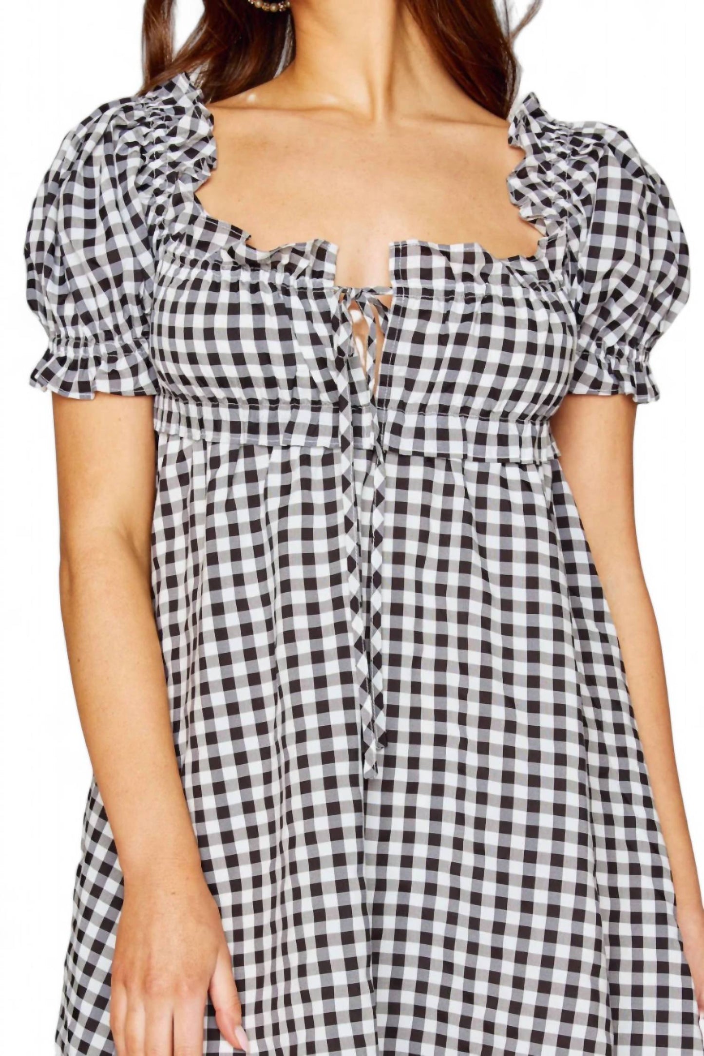 Buddylove - JAC PUFF SLEEVE SHORT DRESS